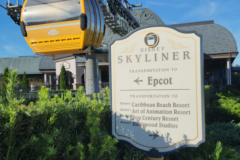 Disney Skyliner at Epcot